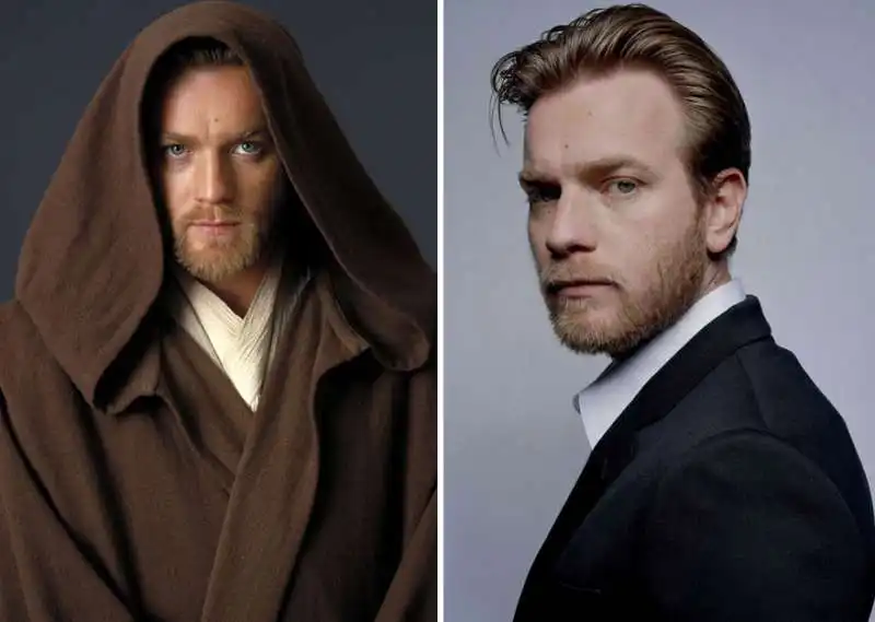 ewan mcgregor nel 2005 e nel 2015