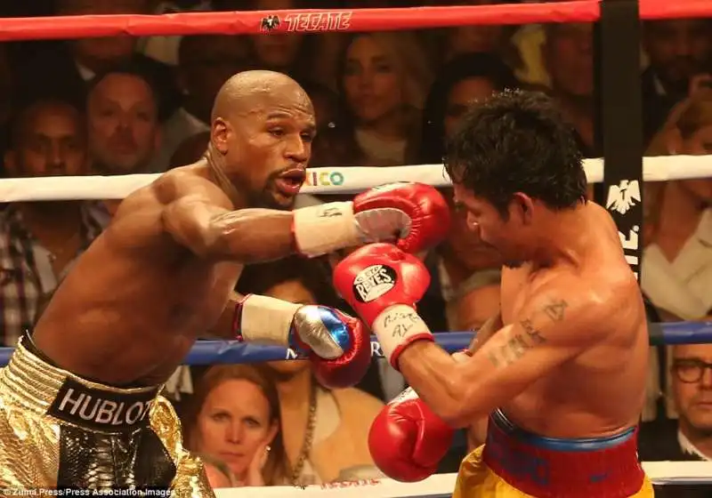 floyd mayweather contro manny paquiao nel match del secolo