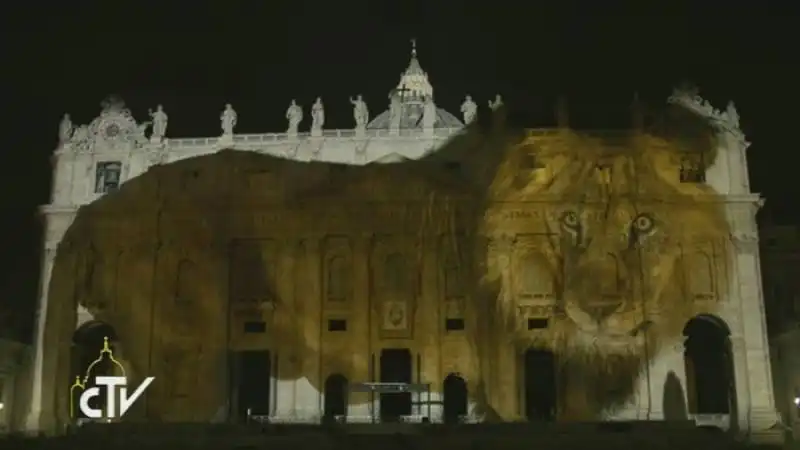 giubileo   giochi di luce a san pietro   2