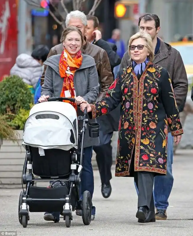 hillary clinton insieme a figlia chelsea