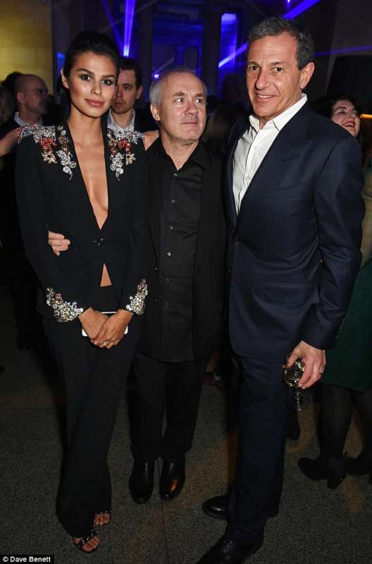 hirst con keigh e il ceo della disney bob iger