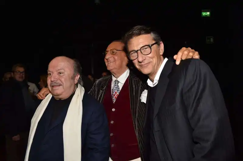 i tre pugliesi  lino banfi  renzo arbore e  gege telesforo