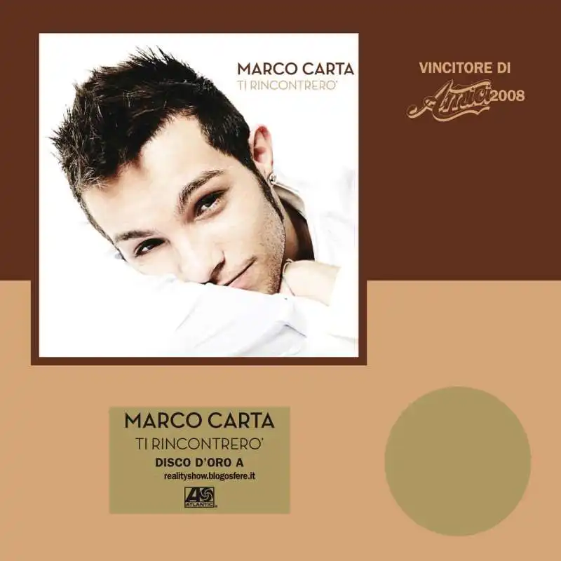 il disco d oro a marco carta