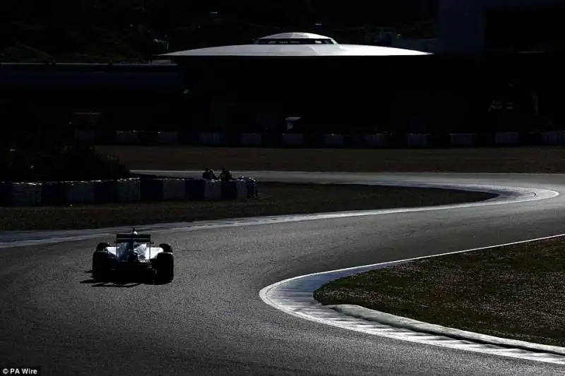 la mercedes di nico rosberg a jerez