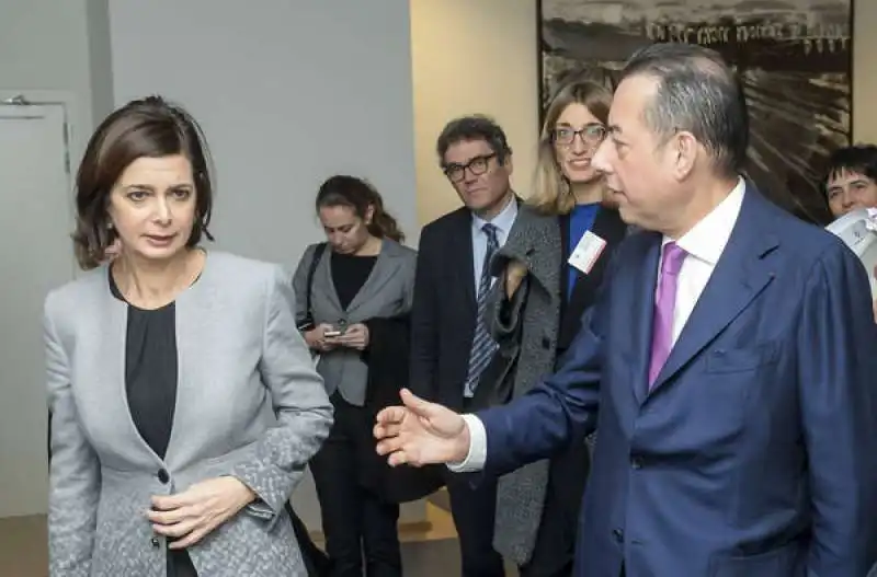 laura boldrini con gianni pittella