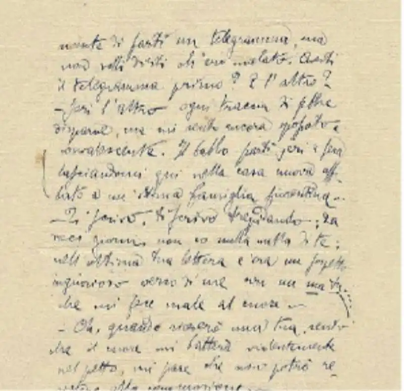 LETTERA DI GABRIELE DANNUNZIO