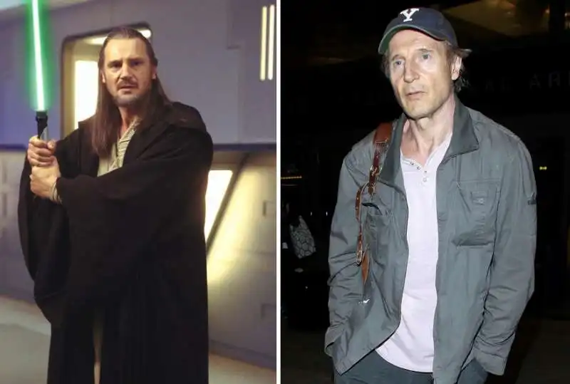 liam neeson nel 1999 e nel 2015