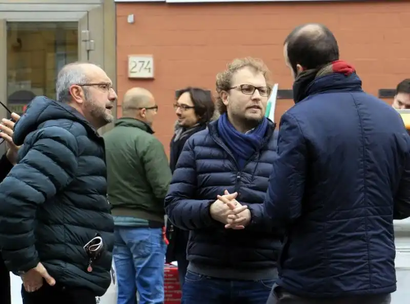 lotti e bonifazi ai banchetti pd a firenze