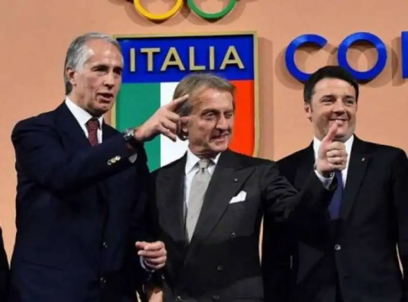 MALAGO MONTEZEMOLO RENZI