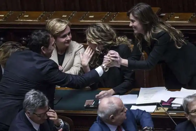 Maria Elena Boschi in Aula 