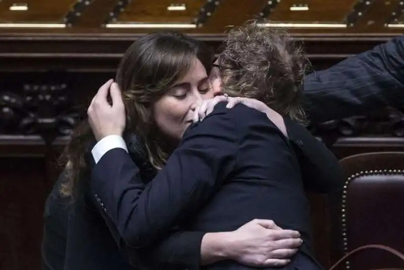 Maria Elena Boschi in Aula 