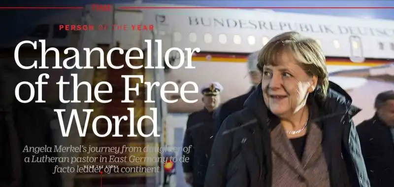 MERKEL PERSONA DELL ANNO PER TIME