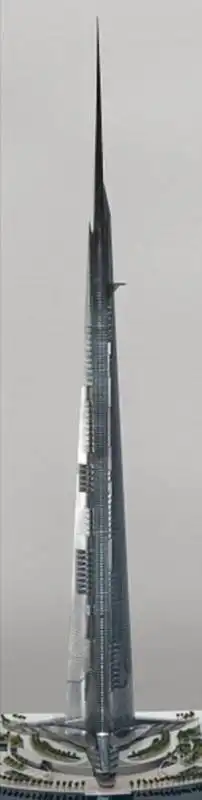 modellino della jeddah tower