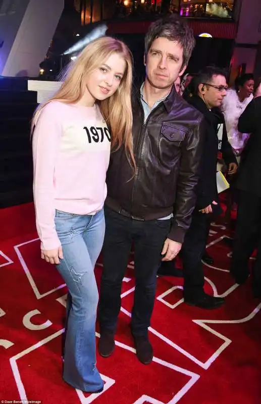 noel gallagher e figlia anais