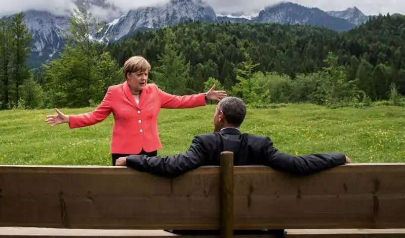 obama e merkel recitano involontariamente sound of music