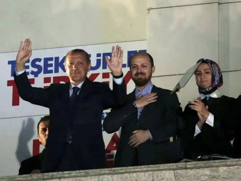 recep e bilal erdogan con la sorella sumeyye