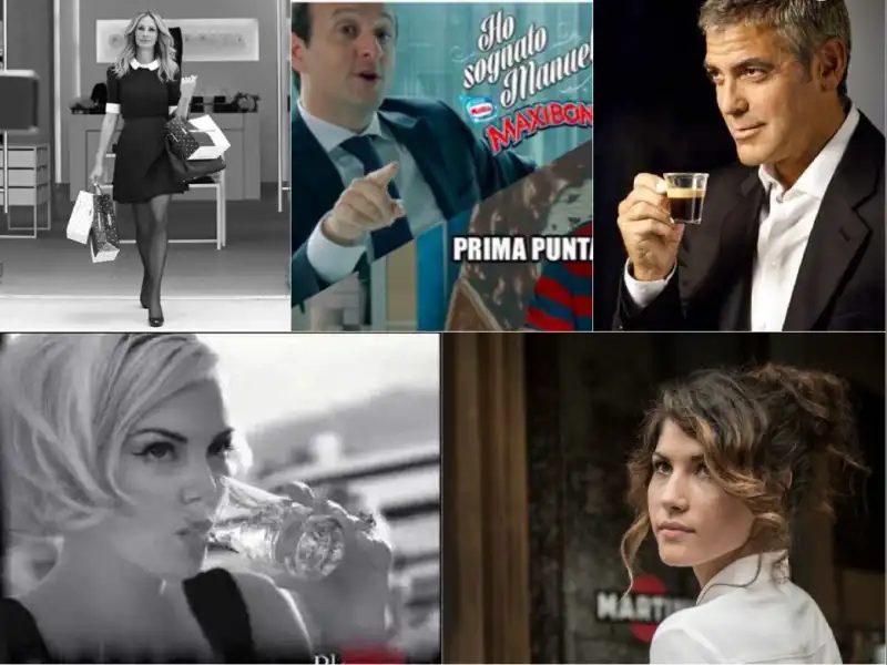 SPOT FAMOSI E NUOVI TESTIMONIAL CLOONEY MARTINI