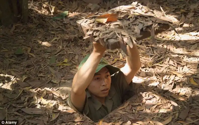 uscita di un tunnel di cu chi