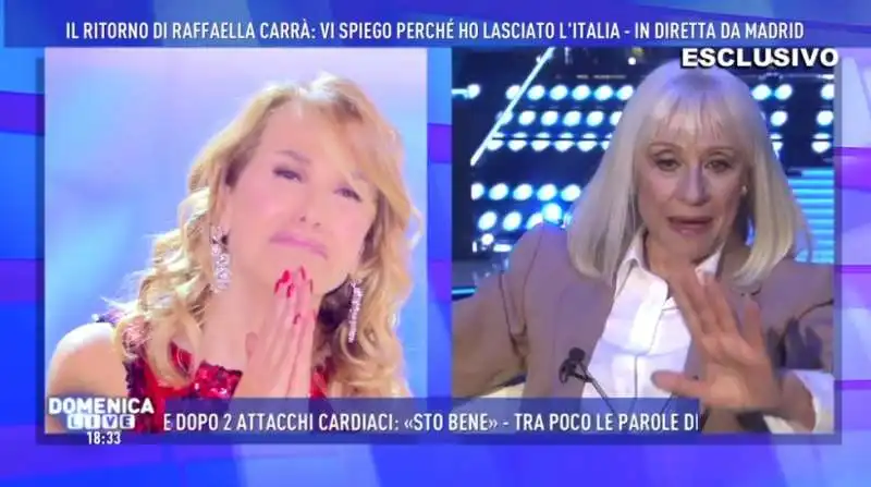 barbara d urso e l addio di raffaella carra  4