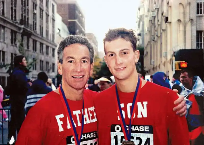 charlie e jared kushner  1998 new york marathon