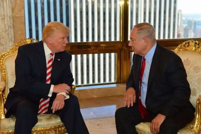 DONALD  TRUMP BENJAMIN NETANYAHU