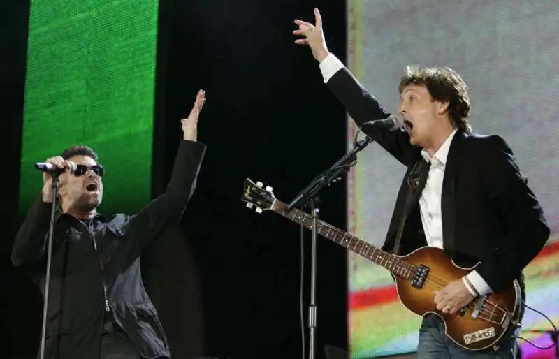 eorge michale con mccartney