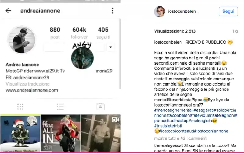 IL VIDEO DI ANDREA IANNONE E LA PIPPA AL PUPAZZETTO