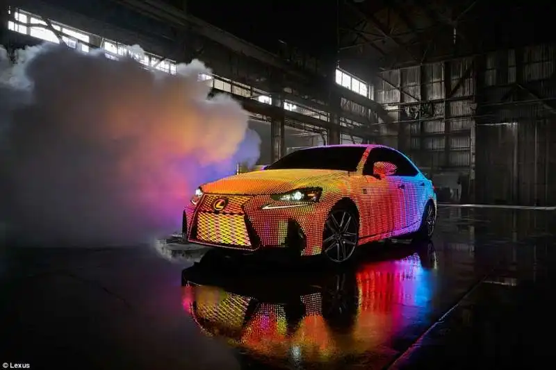 lexus supercar a colori