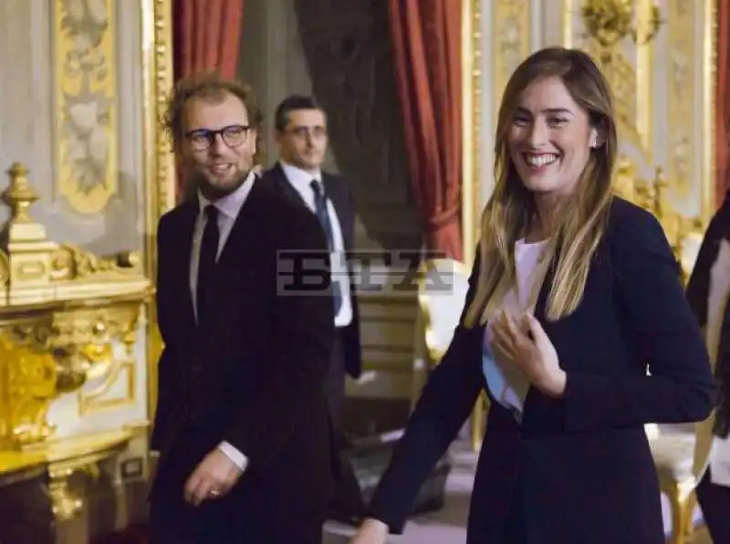 luca lotti maria elena boschi al quirinale