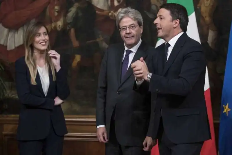 maria elena boschi gentiloni renzi