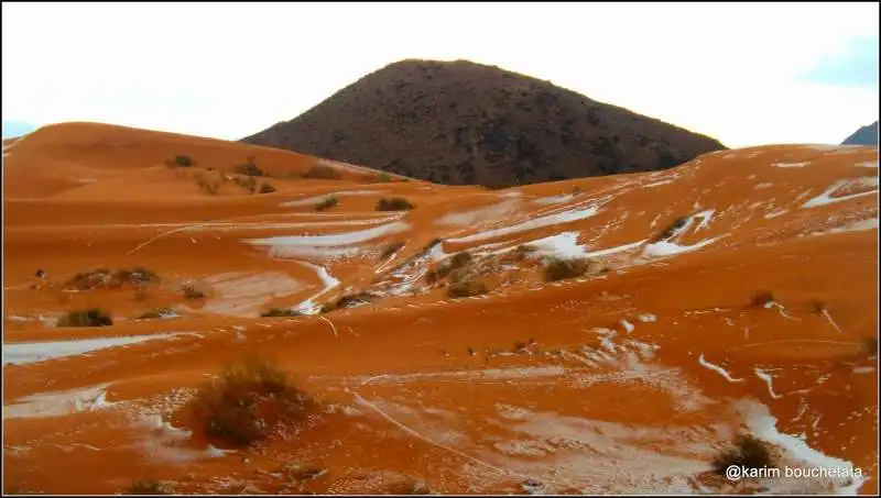 neve nel   sahara 