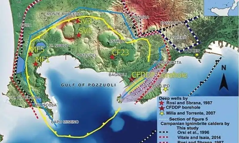 pozzuoli il vulcano dei campi flegrei