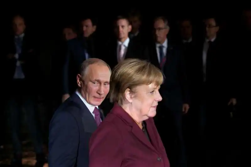 putin e merkel