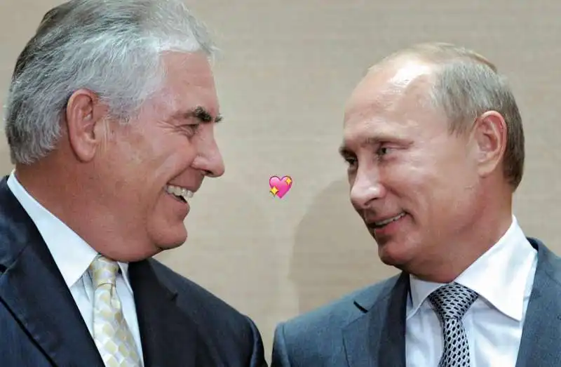 REX TILLERSON E PUTIN     