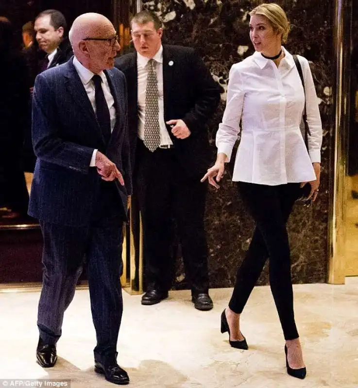 rupert murdoch ivanka trump nella trump tower