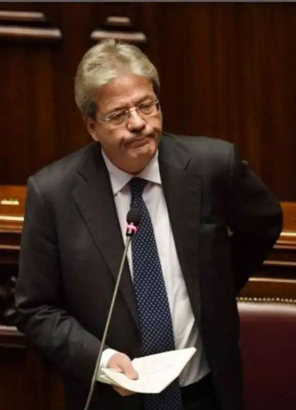 gentiloni montecitorio