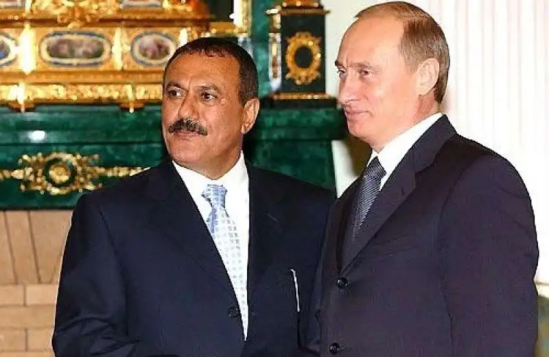 ali abdallah saleh  e putin 