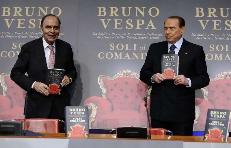 berlusconi alla presentazione del libro di vespa    1