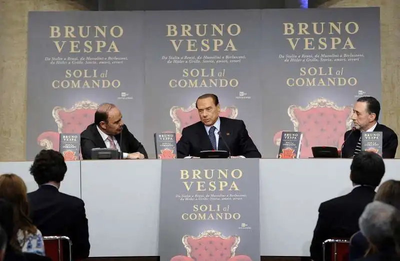 berlusconi alla presentazione del libro di vespa    18