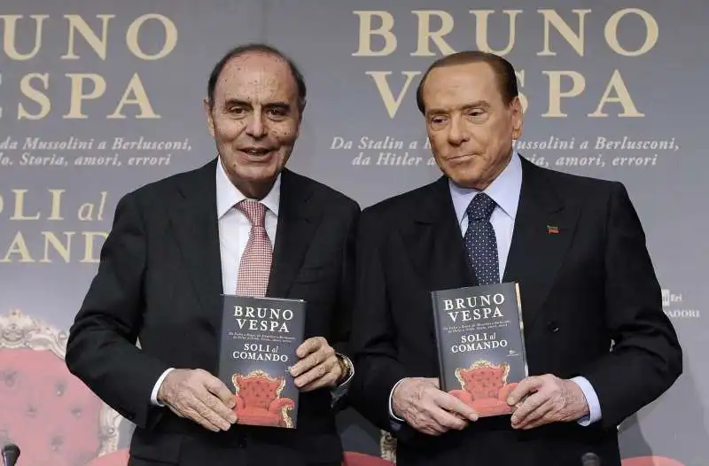 berlusconi alla presentazione del libro di vespa    2