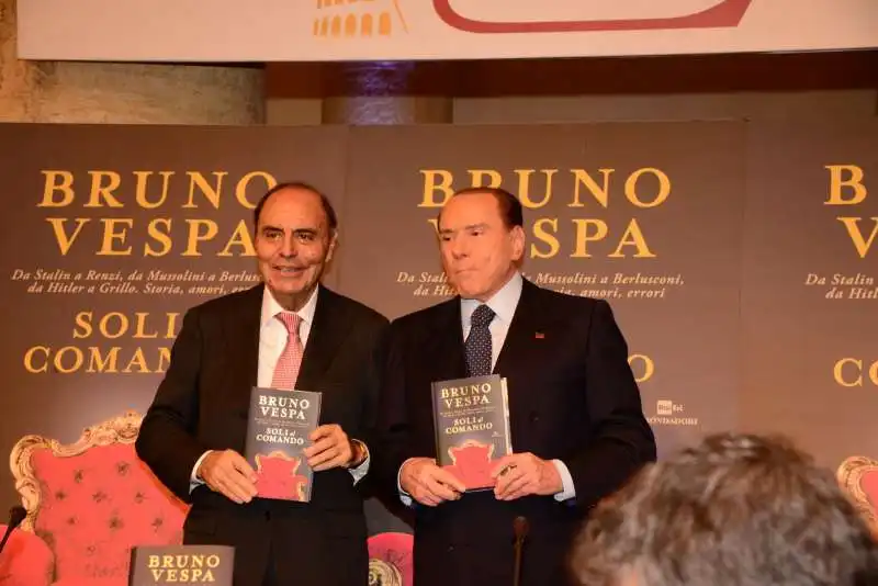 bruno vespa e silvio berlusconi 