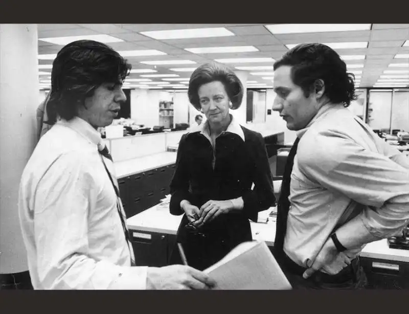 katharine graham con woodward e bernstein