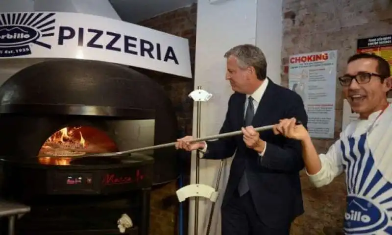 pizza de blasio