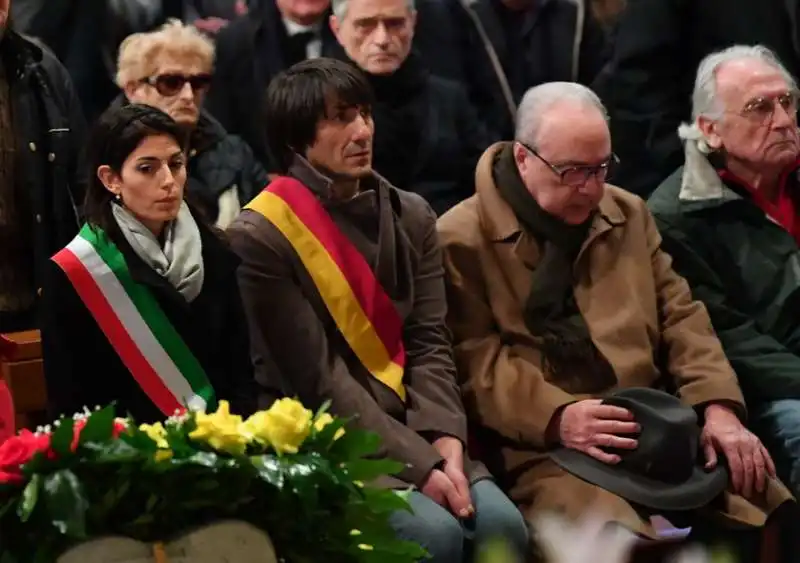 virginia raggi  pierfrancesco pingitore