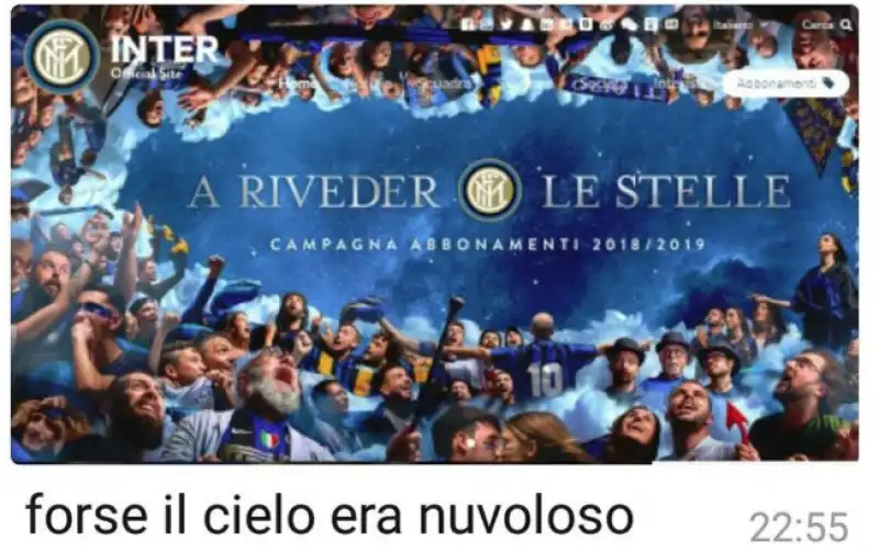 BATTUTE E MEME SU ELIMINAZIONE INTER