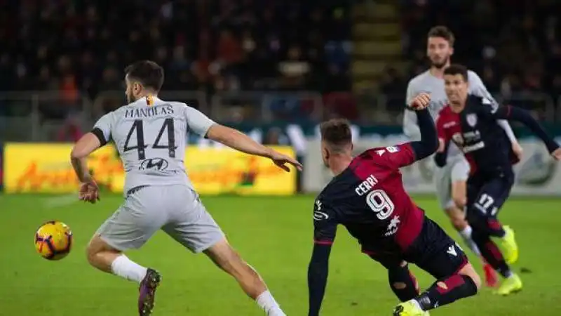 cagliari roma 2-2