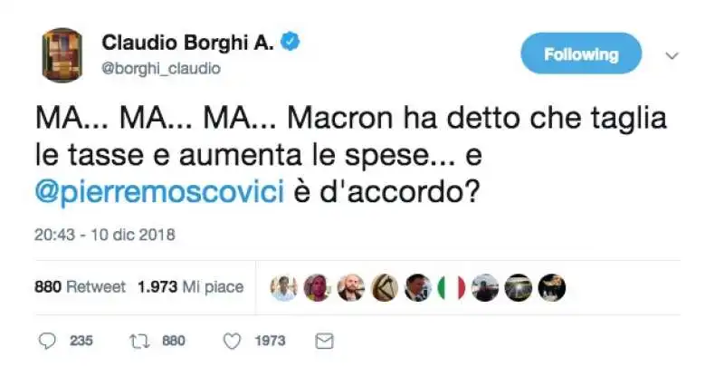 claudio borghi sulle nuove mosse di macron