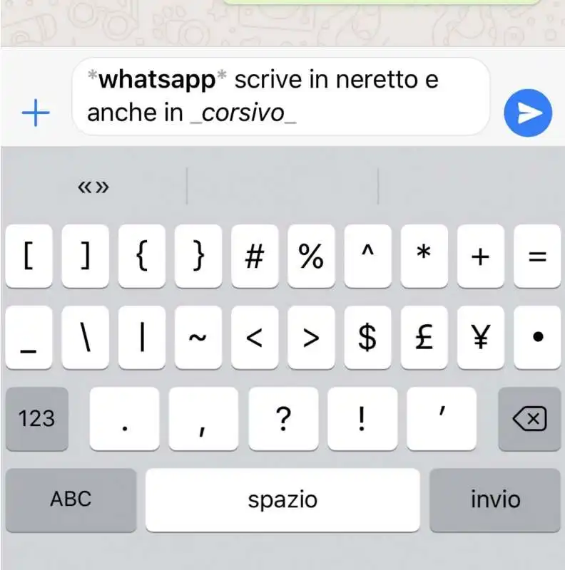 corsivo e neretto