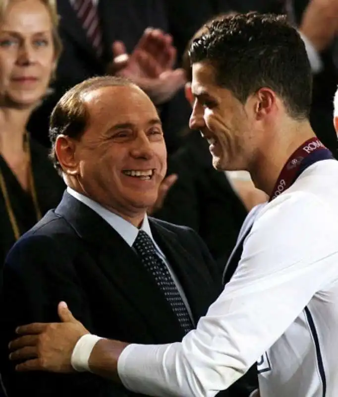 CRISTIANO RONALDO SILVIO BERLUSCONI 