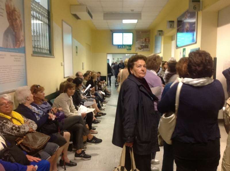 fila all'ospedale